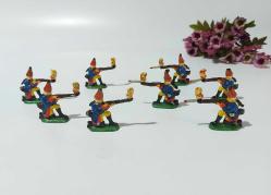 Antika Kurşun Asker - Roma Askeri - Biblo Dekor - 8 Adet