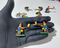 Antika Kurşun Asker - Roma Askeri - Biblo Dekor - 8 Adet