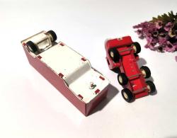 Antika Ziraat Bankası Tır Kumbara - Kırmızı Kamyon Kumbara