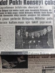 Ulus Gazetesi - Turkish Newspaper - 31 Ocak 1958 - Bağdat Paktı konseyi çalışmasını bitirdi - yayınlanan bildiri - Bağdat Paktı konseyine katılan devletler delegasyon başkanları bir arada fotoğraf - Başbakan Adnan Menderes Dışişleri hakkında meclise izahat vermelidir - Çalışma Bakanı Hayrettin Erkmen grev hakkını vaat etti - Kore harp tarihimiz - İstanbul Üniversitesi senatosunun kararı Hüseyin Nail Kubalının demeci siyasi değil - Şakir İbrahimhakkıoğlu'nun cenazesi İsmet İnönü ve Kasım Gülek cenaze töreninde Fotoğrafı - Samsun'da iki ilçede kızamık salgın çıktığı bildiriliyor - Vatan Yolunda Milli mücadele hatıraları yazan Yakup Kadri Karaosmanoğlu - yıkıcı faaliyetler ve yıkılan demokrasimiz yazan Bülent Ecevit - sinema dansa davet - Dulles'in nutku Yazar Ahmet Şükrü Esmer - Ankara'da 24 saat sinema tiyatro programı - askerlik ödemi dolayısıyla Ankara'yı temsil edecek İstanbullu boksör Fuat Birol Fotoğrafı - Yenişehir Koleji farklı yendi 68 39 - Beden terbiyesi müdürü Şinasi Ataman
