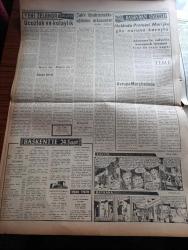 Ulus Gazetesi - Turkish Newspaper - 31 Ocak 1958 - Bağdat Paktı konseyi çalışmasını bitirdi - yayınlanan bildiri - Bağdat Paktı konseyine katılan devletler delegasyon başkanları bir arada fotoğraf - Başbakan Adnan Menderes Dışişleri hakkında meclise izahat vermelidir - Çalışma Bakanı Hayrettin Erkmen grev hakkını vaat etti - Kore harp tarihimiz - İstanbul Üniversitesi senatosunun kararı Hüseyin Nail Kubalının demeci siyasi değil - Şakir İbrahimhakkıoğlu'nun cenazesi İsmet İnönü ve Kasım Gülek cenaze töreninde Fotoğrafı - Samsun'da iki ilçede kızamık salgın çıktığı bildiriliyor - Vatan Yolunda Milli mücadele hatıraları yazan Yakup Kadri Karaosmanoğlu - yıkıcı faaliyetler ve yıkılan demokrasimiz yazan Bülent Ecevit - sinema dansa davet - Dulles'in nutku Yazar Ahmet Şükrü Esmer - Ankara'da 24 saat sinema tiyatro programı - askerlik ödemi dolayısıyla Ankara'yı temsil edecek İstanbullu boksör Fuat Birol Fotoğrafı - Yenişehir Koleji farklı yendi 68 39 - Beden terbiyesi müdürü Şinasi Ataman