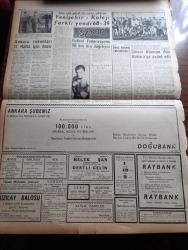 Ulus Gazetesi - Turkish Newspaper - 31 Ocak 1958 - Bağdat Paktı konseyi çalışmasını bitirdi - yayınlanan bildiri - Bağdat Paktı konseyine katılan devletler delegasyon başkanları bir arada fotoğraf - Başbakan Adnan Menderes Dışişleri hakkında meclise izahat vermelidir - Çalışma Bakanı Hayrettin Erkmen grev hakkını vaat etti - Kore harp tarihimiz - İstanbul Üniversitesi senatosunun kararı Hüseyin Nail Kubalının demeci siyasi değil - Şakir İbrahimhakkıoğlu'nun cenazesi İsmet İnönü ve Kasım Gülek cenaze töreninde Fotoğrafı - Samsun'da iki ilçede kızamık salgın çıktığı bildiriliyor - Vatan Yolunda Milli mücadele hatıraları yazan Yakup Kadri Karaosmanoğlu - yıkıcı faaliyetler ve yıkılan demokrasimiz yazan Bülent Ecevit - sinema dansa davet - Dulles'in nutku Yazar Ahmet Şükrü Esmer - Ankara'da 24 saat sinema tiyatro programı - askerlik ödemi dolayısıyla Ankara'yı temsil edecek İstanbullu boksör Fuat Birol Fotoğrafı - Yenişehir Koleji farklı yendi 68 39 - Beden terbiyesi müdürü Şinasi Ataman