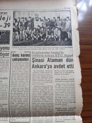 Ulus Gazetesi - Turkish Newspaper - 31 Ocak 1958 - Bağdat Paktı konseyi çalışmasını bitirdi - yayınlanan bildiri - Bağdat Paktı konseyine katılan devletler delegasyon başkanları bir arada fotoğraf - Başbakan Adnan Menderes Dışişleri hakkında meclise izahat vermelidir - Çalışma Bakanı Hayrettin Erkmen grev hakkını vaat etti - Kore harp tarihimiz - İstanbul Üniversitesi senatosunun kararı Hüseyin Nail Kubalının demeci siyasi değil - Şakir İbrahimhakkıoğlu'nun cenazesi İsmet İnönü ve Kasım Gülek cenaze töreninde Fotoğrafı - Samsun'da iki ilçede kızamık salgın çıktığı bildiriliyor - Vatan Yolunda Milli mücadele hatıraları yazan Yakup Kadri Karaosmanoğlu - yıkıcı faaliyetler ve yıkılan demokrasimiz yazan Bülent Ecevit - sinema dansa davet - Dulles'in nutku Yazar Ahmet Şükrü Esmer - Ankara'da 24 saat sinema tiyatro programı - askerlik ödemi dolayısıyla Ankara'yı temsil edecek İstanbullu boksör Fuat Birol Fotoğrafı - Yenişehir Koleji farklı yendi 68 39 - Beden terbiyesi müdürü Şinasi Ataman