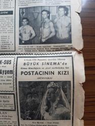 Ulus Gazetesi - Turkish Newspaper - 4 Ocak 1958 - İşçi Partisi gölge bakanı George Brown'un basın toplantısı Kıbrıs'ı taksim makul hal çaresi değildir - İşçi Partisi gölge bakanı George Brown Kasım Gülek'in evinden ayrılırken fotoğraf - Türkiye'de Kıbrıs çalışmaları - Fransızlar Tunus topraklarına girdi - Osman Bölükbaşı duruşmasına gelmedi - 29 yıl sonra Güney kutbuna ilk defa olarak gidildi - Ankara gazeteciler sendikasının balo hazırlığı fotoğraf - Shakespeare'in ünlü eseri ile canlanan veronalı aşık Juliet'in mezarı fotoğraf - Vatan Yolunda Milli mücadele hatıraları yazan Yakup Kadri Karaosmanoğlu Yazı Dizisi - Markizde Sevignenin kehaneti yazan Leyla Çambel - Kara tahtada ak yazı Hürriyet yazan Oktay Verel - Kıbrıs ve İşçi Partisi Yarın Ahmet Şükrü Esmer - Doğu çikolata fabrikası açıldı - siyasi koğuş yazan Örsan Öymen - Ankara İstanbul Radyosu Programı - futbol liginde 2. Devre başlıyor - Demirsporlar serbest güreş şampiyonası bugün saat 19.00'da başlayacak - Fenerbahçe basketbol
