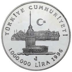 1996 Habitat II. Kent Zirvesi ''İstanbul 1996'' (Gümüş) Darphane Hatıra Parası ''SERTİFİKALIDIR'