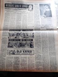Halkçı Gazete - Turkish Newspaper - 12 Kasım 1954 - karakter meselesi yazan Hüseyin Cahit Yalçın Başmakale - Türk gençliğinin dünkü büyük andı Atatürk izindeyiz - Atatürk'e bağlılığını bir kere daha teyit eden Türk gençliği Ankara caddelerinde fotoğraf - ithamlara karşı CHP Fuat Köprülü'ye Dün cevap verdi - Kasım Gülek'in basın toplantısı - Atatürk'ün 16. Ölüm yıldönümü münasebetiyle Hüseyin Cahit Yalçın konuşmasını yaparken fotoğraf - Ankara sokaklarından Anıtkabir'e bir yürüyüş yapıldı - polis yenişehir'de bir kumarhaneyi bastı - İstanbul gazeteciler Kongresi - 26 banka toplantıya çağırıldı - çocuk kitapları sergisi - Nehrunun Çinden getirdiği mesaj yazan Ahmet Şükrü Esmer - Mısır'da tevkif edilen israilliler - Meşrutiyet devri ve sonrası yazan Hüseyin Cahit Yalçın Yazı Dizisi - Resimlerle hadiseler - Vergi mükellefleri köşesi yazan Ferit Melen - Gençliğin dün Ankara'daki mitinginden fotoğraflar - haftanın lig karşılaşmaları - Devlet Tiyatrosu Manon büyük tiyatro