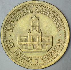 ARJANTİN 25 CENTAVOS 1992.