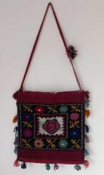 VİNTAGE KÖK BOYA EL DOKUMASI HALI ÇANTA. KONDİSYON YÜKSEK KOLEKSİYONLUK NADİR