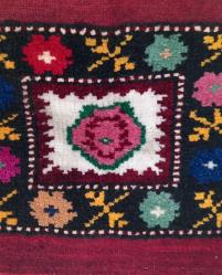 VİNTAGE KÖK BOYA EL DOKUMASI HALI ÇANTA. KONDİSYON YÜKSEK KOLEKSİYONLUK NADİR