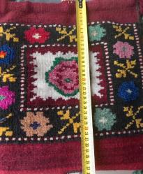 VİNTAGE KÖK BOYA EL DOKUMASI HALI ÇANTA. KONDİSYON YÜKSEK KOLEKSİYONLUK NADİR