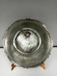 Muazzam Antika Osmanlı Dönem Yazılı Tarihli Bakır Tabak