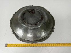 Muazzam Antika Osmanlı Dönem Yazılı Tarihli Bakır Tabak