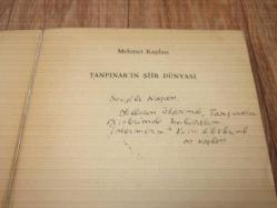 TANPINAR'IN ŞİİR DÜNYASI / YAZAR İMZA VE İTHAFLI