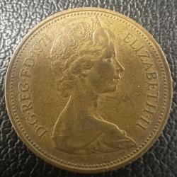 İngiltere 2 New Pence 1971, Birleşik Krallık