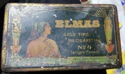 Antika - Elmas Gold Tıps 100 Cıgarettes No 4 Teneke Kutu - kitantik - kitaLog