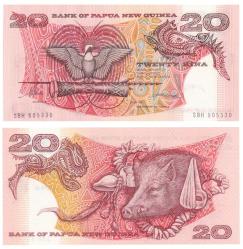 PAPUA YENİ GİNE 20 KINA ÇİL