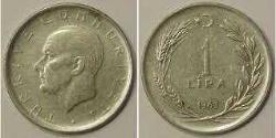 MADENİ 1 LİRA - 1963