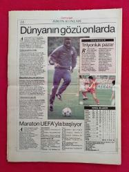 Cumhuriyet Spor Dergisi - 16 Eylül 1997 - Avrupa Kupaları Eki - Galatasaray, Fenerbahçe, Beşiktaş, Trazbsonspor, Kocaelispor