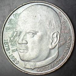 ALMANYA GÜMÜŞ 5 MARK 1978 D. GUSTAV STRESEMANN 11,2 gr. ÇİL(-)