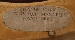 Romanya Ahşap Tabak / El boyaması / Etiketli