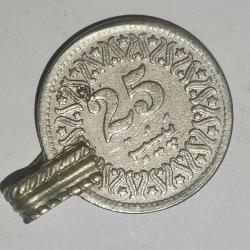 AFGANİSTAN  1987   25  PAISA  KULPLU  HALİYLE