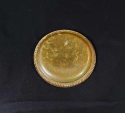 Pirinç Nazarlık - Metal NAzar Boncuğu - Çiçek Desenli Nazarlık - Nazar Boncuklu Tabak - Kapı Duvar Süsü