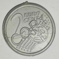 PLASTİK  2  EURO CENT  JETON  TOKEN