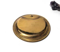 Pirinç Nazarlık - Metal Nazar Boncuğu - Çiçek Desenli Nazarlık - Nazar Boncuklu Kabartmalı Tabak - Kapı Duvar Süsü