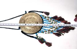 Metal Nazarlık - Gümüş Kaplama Cam Boncuklu Nazarlık - Nazar Boncuğu - Metal Nazarlık - Cam Boncuklu Nazarlık - Dükkan Kapı Duvar Süsü