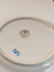 Üretim hatası! Gri boyanmış miki fare desenli porselen çocuk yemek tabağı