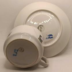 Ördek ve Mantar desenli porselen fincan ve tabağı