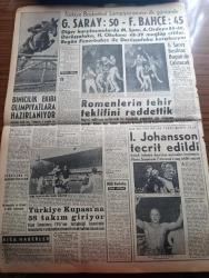 Milliyet Gazetesi - Turkish Newspaper - 16 Mart 1961 - hüküm milli birlik komitesi ile hükümeti düşürmeye teşebbüsten sanık 27 kişi Dün mahkum oldu fotoğraf - Sanıklara 6 ayla 4 yıl arasında hapis cezası verildi - Adnan Menderes'in avukatı Burhan Apaydın ve gazeteci Zihni Kanmaz tahliye edildi - Başbakan yardımcısı Fahri Özdilek Rektör Sıddık Sami Onarla konuşurken fotoğraf - Adalet Partisi başkan vekili Mehmet Yorgancıoğlu nezarate alındı - kerkük'te 4 Türk'ün öldürülmüş olduğu açıklandı - 5 gazeteci işleri bakanı Nasır Zeytinoğlu'nu basın Şeref divanına verecek - Adnan Menderes basın hürriyeti tahdit edilmemişti dedi - İstanbul Ankara Teknik Üniversite radyo programı - kardeş kardeş geçinelim yazan Çetin Altan - siyaset dünyasında yazan Sami Kohen - Suriye'de malı bulunan türkler müşkül durumda - Abdülcanbaz'ın maceraları çizen Turhan Selçuk - Talat Paşa anıldı fotoğraf - DYO - Türkiye basketbol şampiyonasının ilk gününde Galatasaray 50 Fenerbahçe 45 fotoğraflar - binicilik ekibi