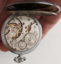 İSVİÇRE OXANE HİSLON MARKA ORİJİNAL ANTİK KURMALI MUHTEŞEM BAKIMLI CEP SAATİ 1QQ2HH ÇOK NADİR