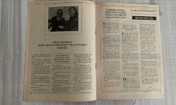 MAYA DERGİSİ – EKİM 1991 – SAYI 10 – YIL: 14 – 32 SAYFA EN BÜYÜK DEMİREL – ÖZAL’IN SONU GELDİ – DOĞAN AKIN’IN ANILARI – YENİ HÜKÜMETE SUÇ DUYURUSU – EN ÖNEMLİ GEREKSİNME: DÜRÜST VE YETKİN YÖNETİM – MAYA’DAN MEKTUP: DEMOKRASİYİ KURTARMAK İÇİN GÜVENİN TESİSİ – İSTANBUL’SUZ DA İKTİDAR OLUNURMUŞ – SEMİH BALCIOĞLU: “DAHA YAPACAK ÇOK İŞİMİZ VAR…” – SEÇİM 91: VE ÖZALGİLLER BİTTİ – DYP: 178, ANAP: 115, SHP: 88, RP: 62, DSP: 7 – PARTİLERİN DURUMU – PİR SULTAN ABDAL’DAN “MAYALAMA” – SEÇİM GÜNÜ DEMİREL’E BASIN İLGİSİ – GÜNCEL SİYASETTE YENİ DÖNEMİN İZLERİ  SÜLEYMAN DEMİREL – TURGUT ÖZAL – DOĞAN AKIN – ÜNAL YALTIRIK – SEMİH BALCIOĞLU – HALİT KAYA – CENNET FİLİZ – ŞERİF ERCAN – MERT YALTRIK – PİR SULTAN ABDAL – MAYA YAYIN EKİBİ