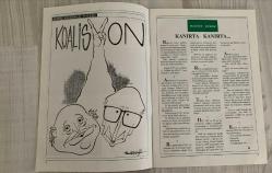 MAYA DERGİSİ – HAZİRAN 1992 – SAYI 6 – YIL: 14 – 64 SAYFA KAPAK: ELÇİBEY – AZERBAYCAN CUMHURBAŞKANI – “ARİF OLAN ANLAR!” – KOALİSYONA GÜVENOYU – BAYRAMINIZ KUTLU OLSUN – MAYA’DAN MEKTUP: MESUT YILMAZ’IN SEÇİM STRATEJİSİ – YILDIRIM AKBULUT’TAN DEVRALINAN SİYASİ MİRAS – SEÇİM ÖNCESİ MUHALEFETİN DİLİ – AYIN İÇİNDEN: NECMETTİN ÖNDER’DEN “ÇARPIK SİYASİ GELİŞMELER” – DURUM ÇİÇEĞİ İLLÜSTRASYONU – MAYA’NIN YORUMU: “KANIRTA KANIRTA” – DYP’NİN SEÇİM ZAFERİ – ANAP’IN SON KULLANMA TARİHİ – SHP’NİN KOALİSYONDAKİ BAŞARISI – RP’NİN UMDUĞUNU BULAMAMASI – HP, IDP, SP’NİN SİLİNİŞİ – SEMİH BALCIOĞLU’NDAN “KOALİSYON” KARİKATÜRÜ – ESKİMEYEN KARİKATÜRLER: RAMİZ GÖKÇE’DEN PENGUENLİ PORTRE – “KİM KİME, KİMİN İÇİN?”: TBMM AÇILIŞINDA CİNDORUK–ÖZAL GERİLİMİ – BİR SÖYLEŞİ: ÖMER TURAÇ İLE MÜZİK VE PİYANO ÜZERİNE – 1991 ATATÜRK KÜLTÜR MERKEZİ RESİTALİ – CEMAL REŞİT REY, ULVİ CEMAL ERKİN, ADNAN SAYGUN ÜZERİNE – ANILARLA SOHBET: M. RAUF ALANYALI’DAN MAHİR HOCA ANILARI – TEKİN ERER’DEN “ANLAMAK KOLAY DEĞİL” – DEMİREL