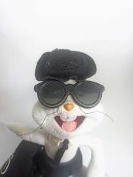 Looney Tunes Bugs Bunny Blues Brothers Peluş Oyuncak Hayvan Vintage 1997