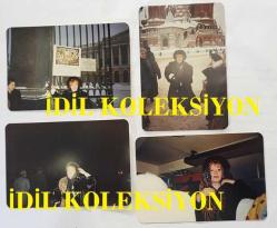 ROMALI PERİHAN'IN (PERİHAN BENLİ) ORİJİNAL 4'LÜ FOTOĞRAF SETİ  - 13 x 8,5 cm EBADINDA - ROMALI PERİHAN, YURT DIŞI GEZİ TURUNDAYKEN (RUSYA) ÇEKİLMİŞ 4 FARKLI HATIRA FOTOĞRAFI