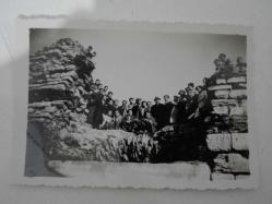 '' 23 Aralık 1947, Bizans'ın Tekfur Sarayı muhiti  '' Mehmet Özkoç notlu, Siyah Beyaz Fotoğraf - 6/8.5 cm.