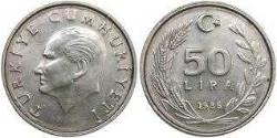 MADENİ 50 LİRA 1985