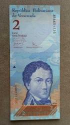 2007 YILI VENEZUELLA 2 BOLİVARES   A SERİSİ HİÇ KULLANILMAMIŞ