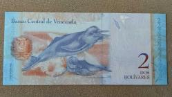 2007 YILI VENEZUELLA 2 BOLİVARES   A SERİSİ HİÇ KULLANILMAMIŞ