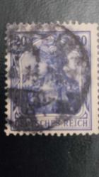 1915 YILI ALMAN İMPARATORLUĞU  DAMGALI ŞARNİYERSİZ