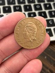 FRANSIZ POLİNEZYASI 1986 YILI 100 FRANC