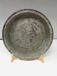 Antika Osmanlı Yazılı Tarihli Bakır Tabak