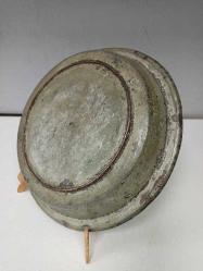 Antika Osmanlı Yazılı Tarihli Bakır Tabak