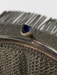 Antika 1800'ler Osmanlı Dönem El Örme Alpaka Bayan El Çantası