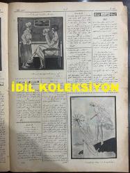 Osmanlıca Akbaba Mizah Dergisi-Gazetesi, Orijinal Dönem Basım, (Ottoman Magazine-Newspaper) - 28 Ağustos 1924 - Sayı: 181 - Rumi: 28 Ağustos 1340 - Karikatür: Dumlupınar Zaferi Tes'id Edilirken 