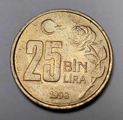 1998 MADENİ 25 BİN LİRA #2