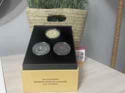 2024 - Galatasaray 24. Şampiyonluk Hatıra Para Seti  - Kutulu - Çil