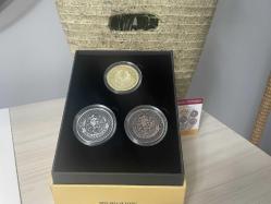 2024 - Galatasaray 24. Şampiyonluk Hatıra Para Seti  - Kutulu - Çil